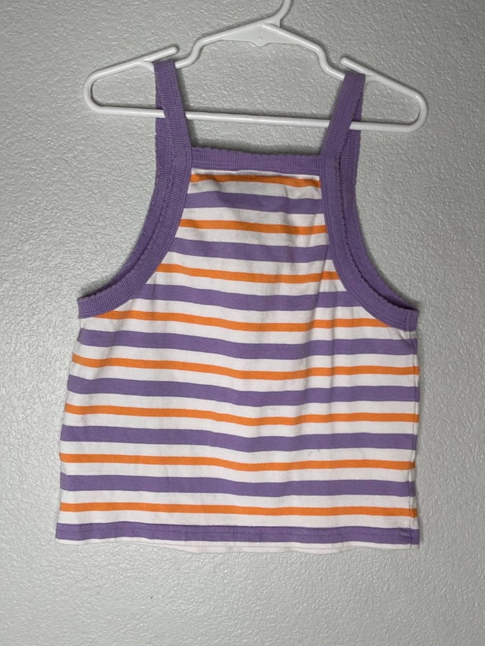 Dickies FSR65 Rib Knit Striped Tank Top Summer Tank Size M